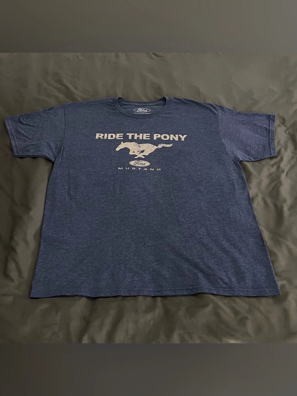 Ford Mustang 'Ride The Pony' Graphic T‑Shirt - Picture 1 of 4